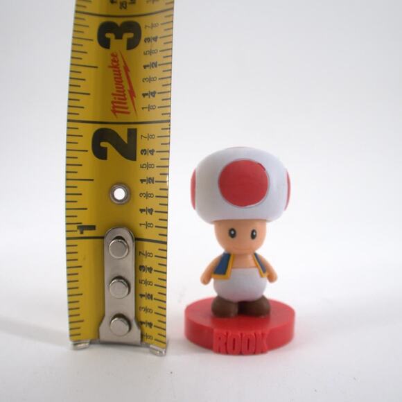 Toad Rook figurine Nintendo Super Mario Chess Pieces Replacement Cake Topper - Picture 6 of 6